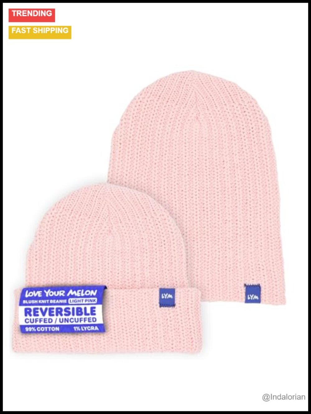 Cotton Knit Beanie Soft Breathable Lightweight Unisex Thick Cap